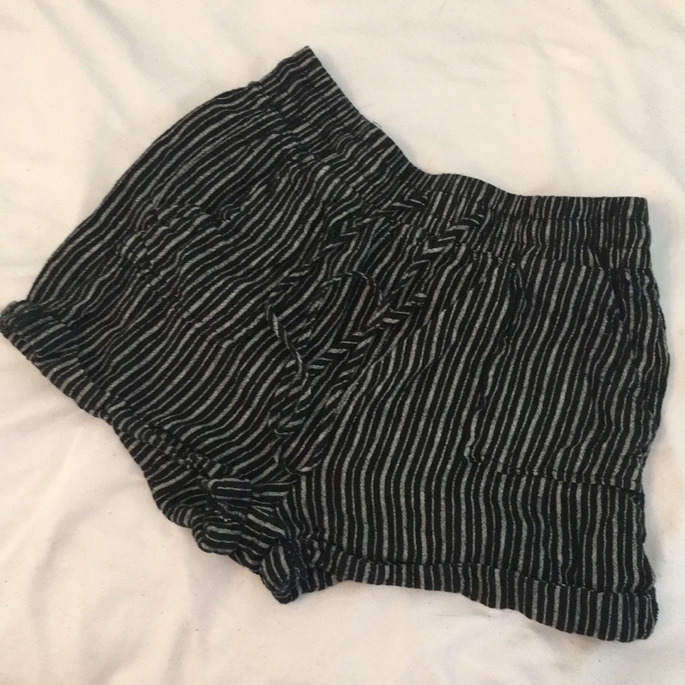 pinstripe flowy shorts!